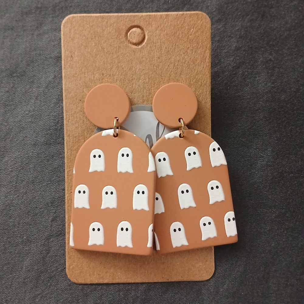 Halloween Ghostie Earrings-Set of 3 Pairs!